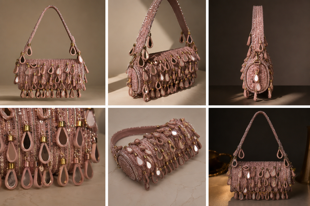 Rosé Éclat Shoulder Bag