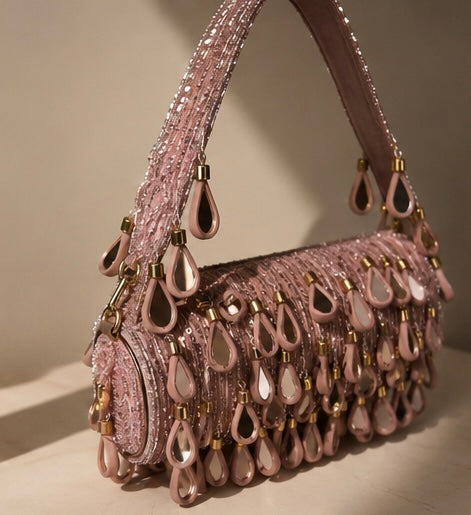 Rosé Éclat Shoulder Bag