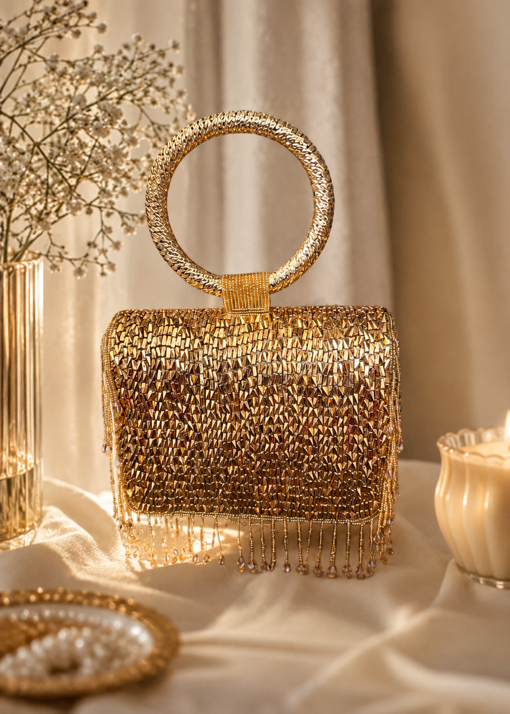 Celestia Ring Handle Bag