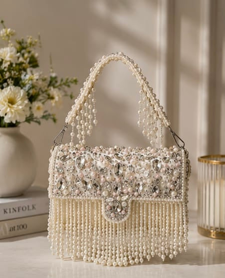 Pearl Bloom Shoulder Bag