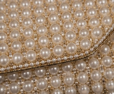 MIRA PEARL BEADED MINI CLUTCH
