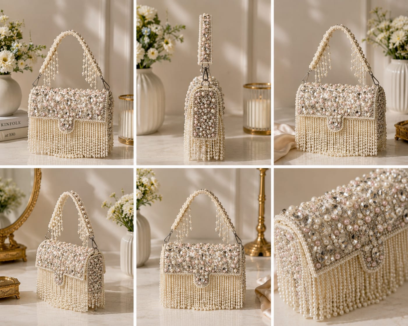 Pearl Bloom Shoulder Bag