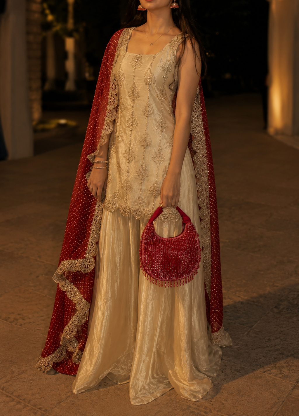 Rouge Cascade Bag