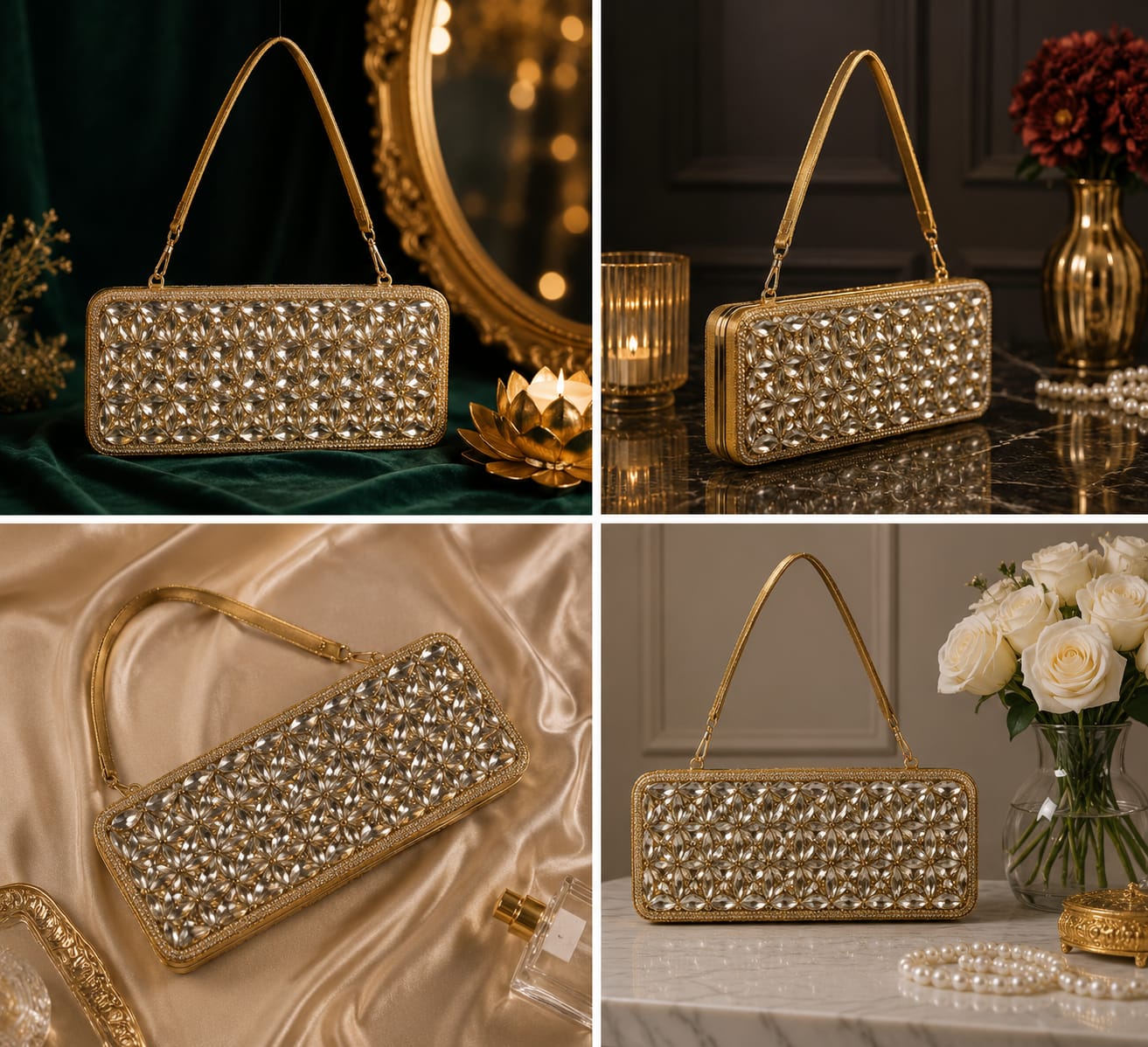 Stella Crystal Shoulder Bag
