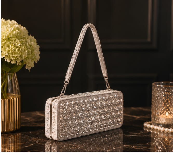 Stella Crystal Shoulder Bag