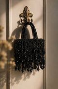 Noir Fringe Mini Bag