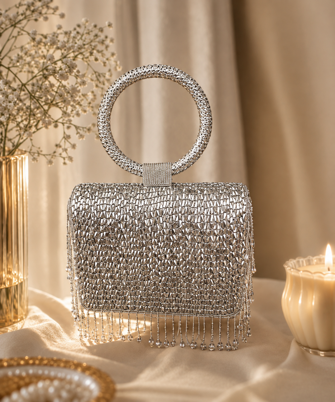 Celestia Ring Handle Bag