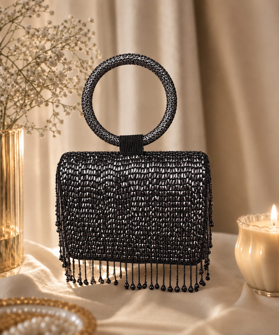 Celestia Ring Handle Bag