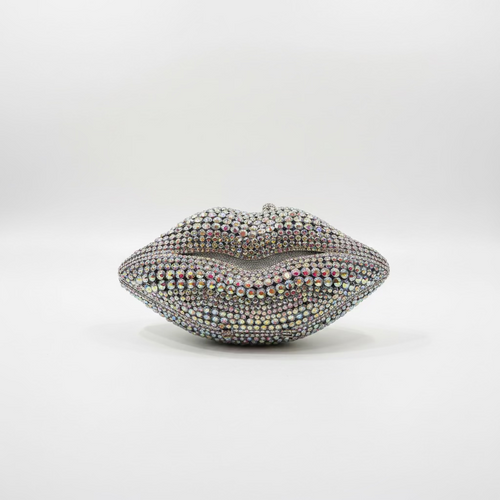 Luxe Lips Crystal Clutch