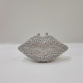 Luxe Lips Crystal Clutch