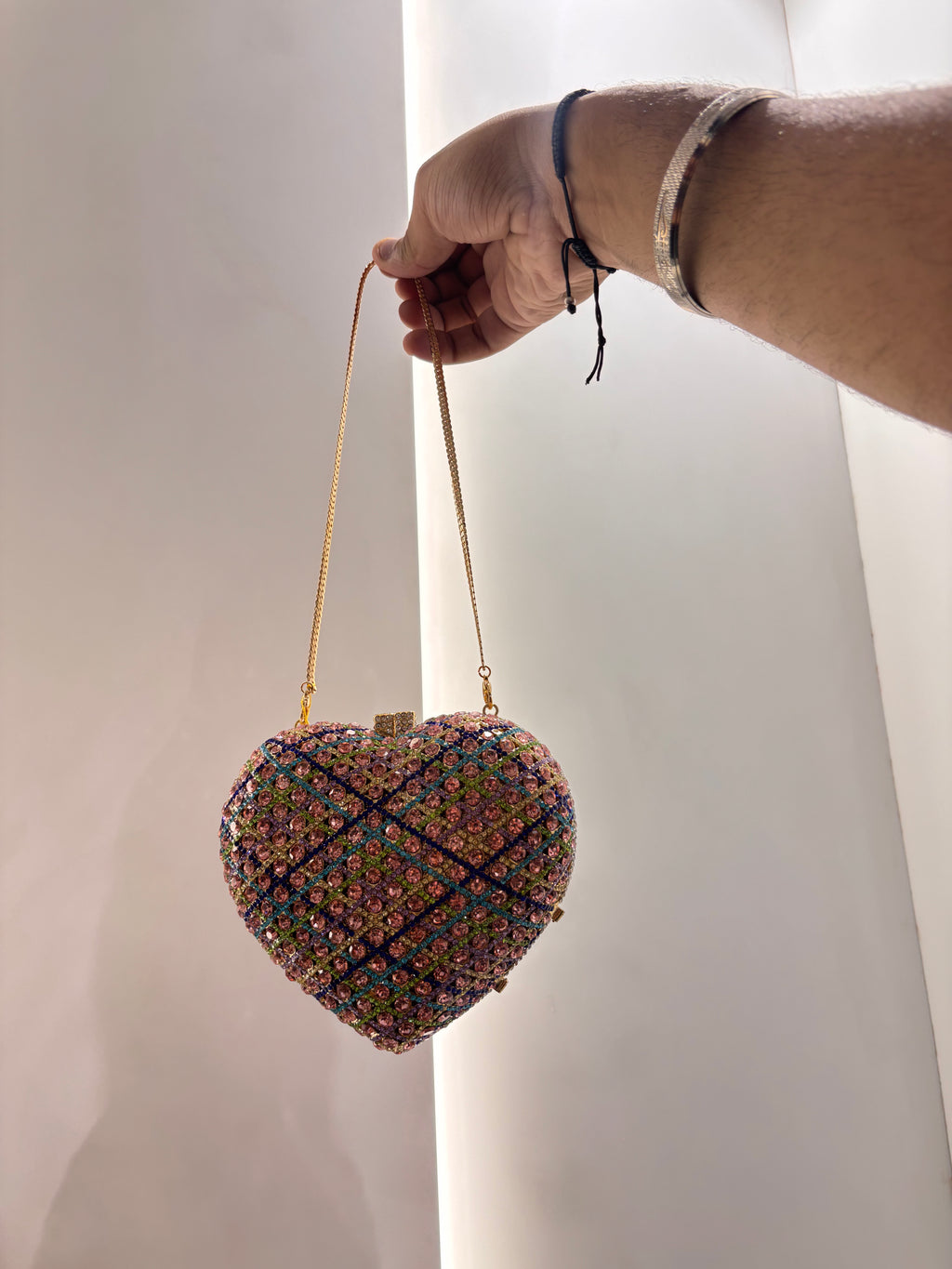 Sweetheart Crystal Clutch
