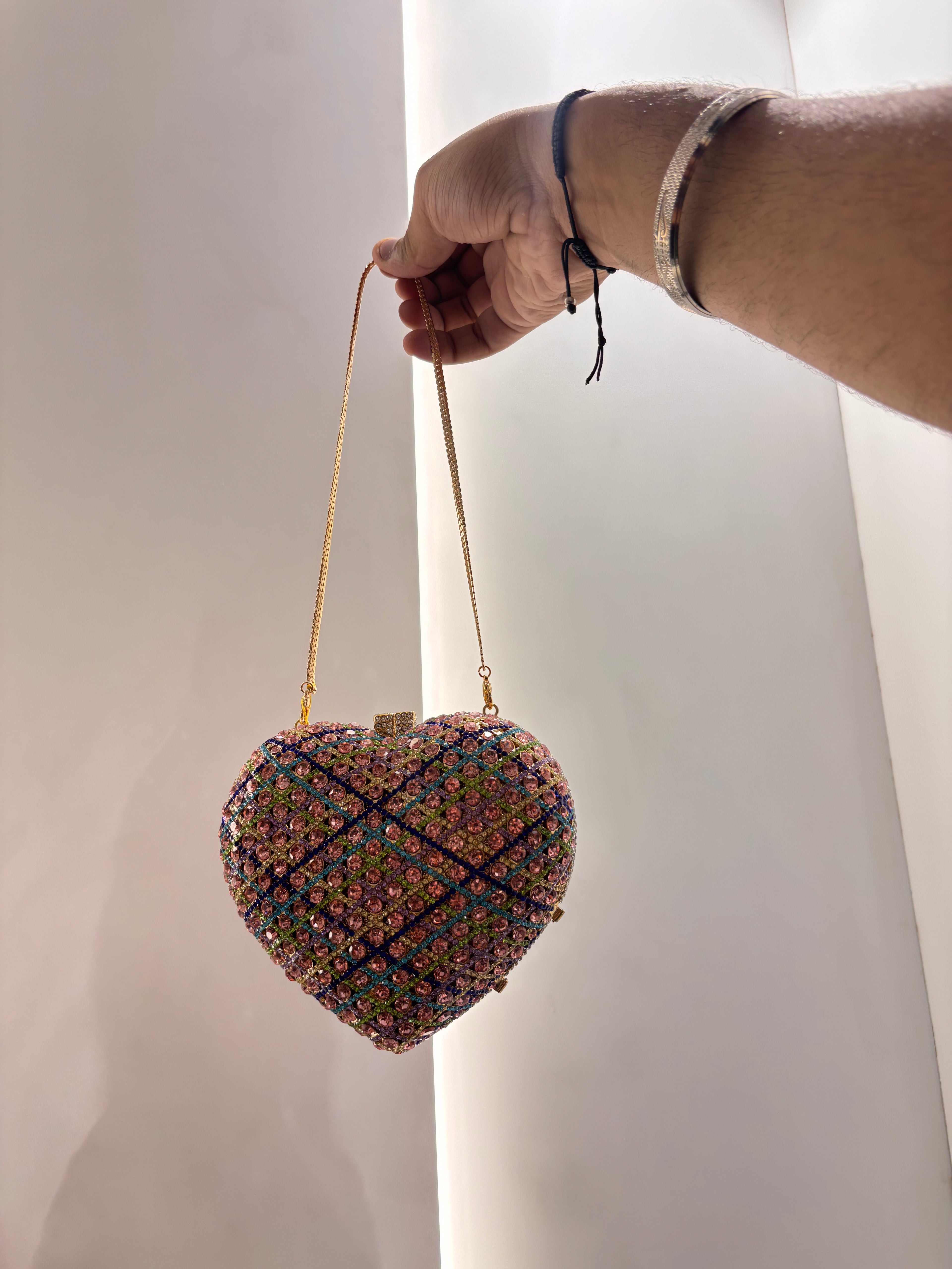 Sweetheart Crystal Clutch