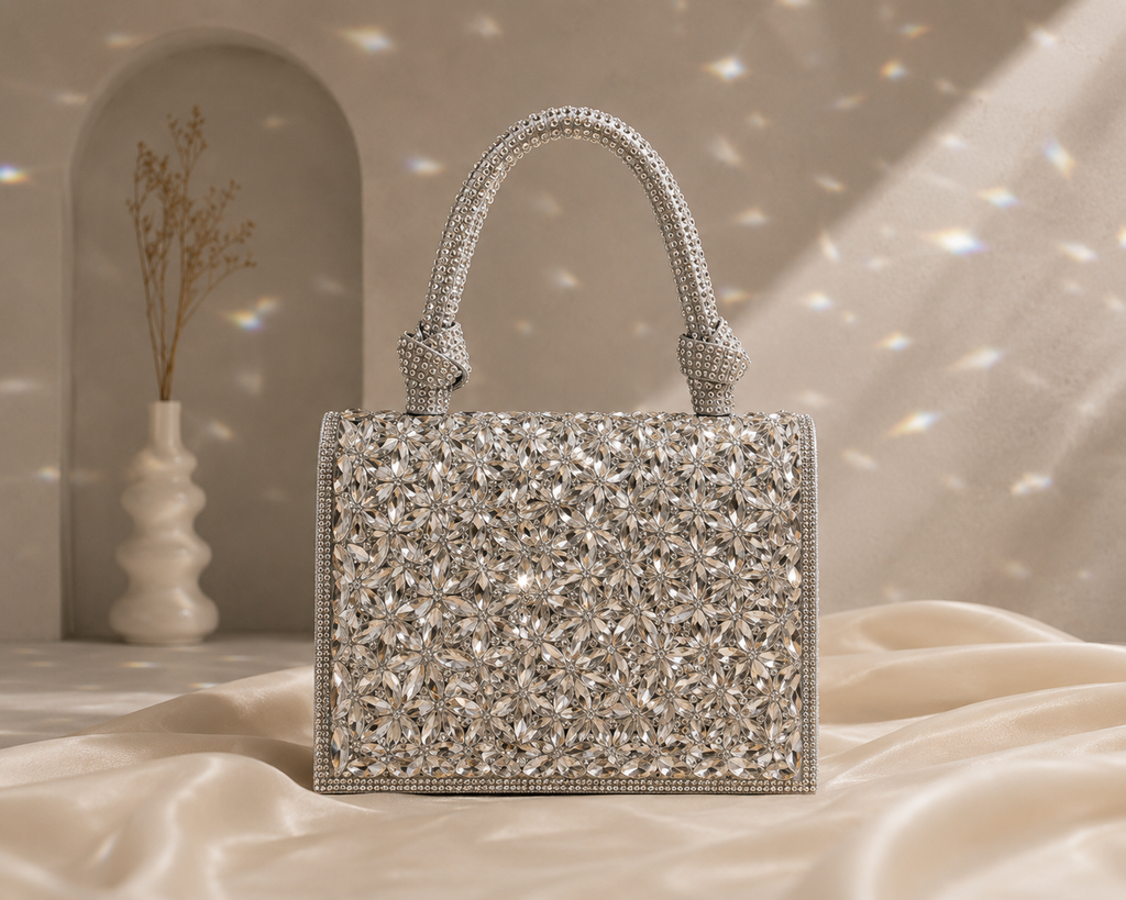 The Duchess Crystal Top Handle Bag