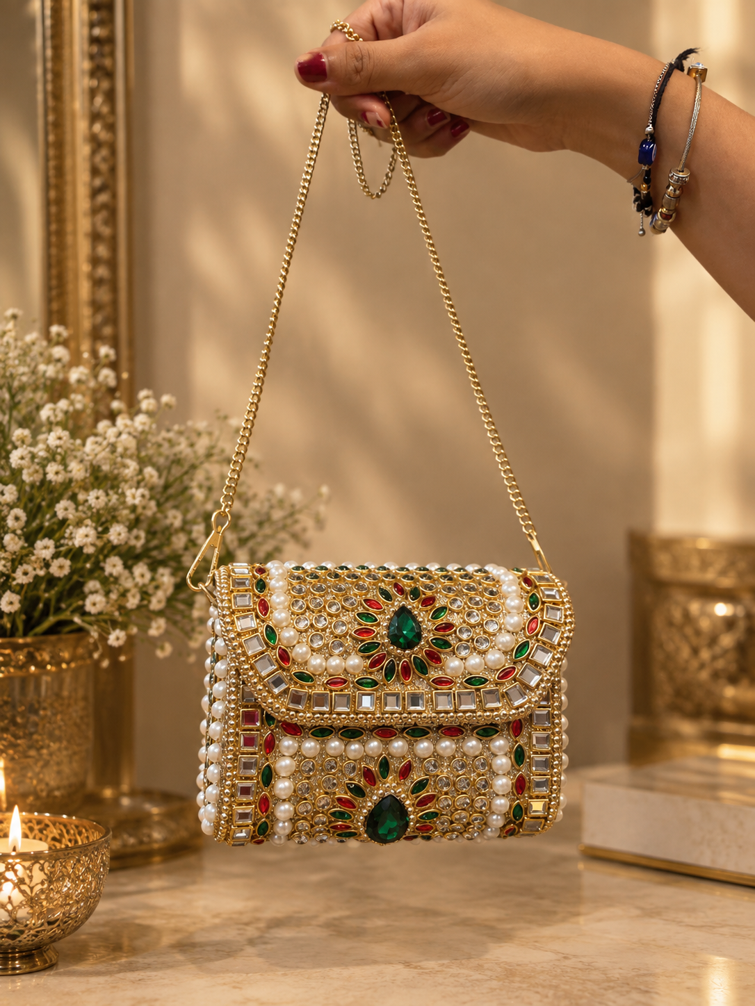 Antique Jadau Royale Mini Clutch