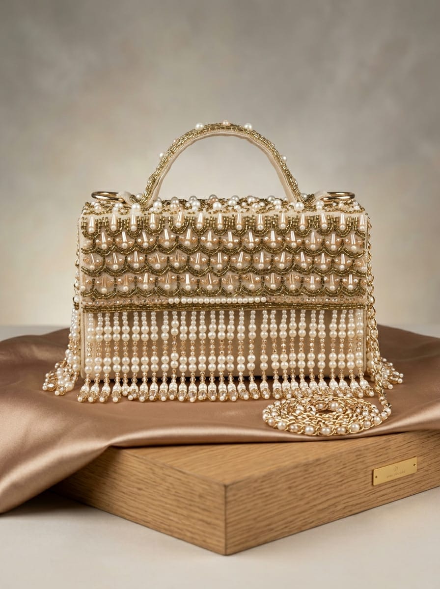 Ophelia Pearl Trunk Bag