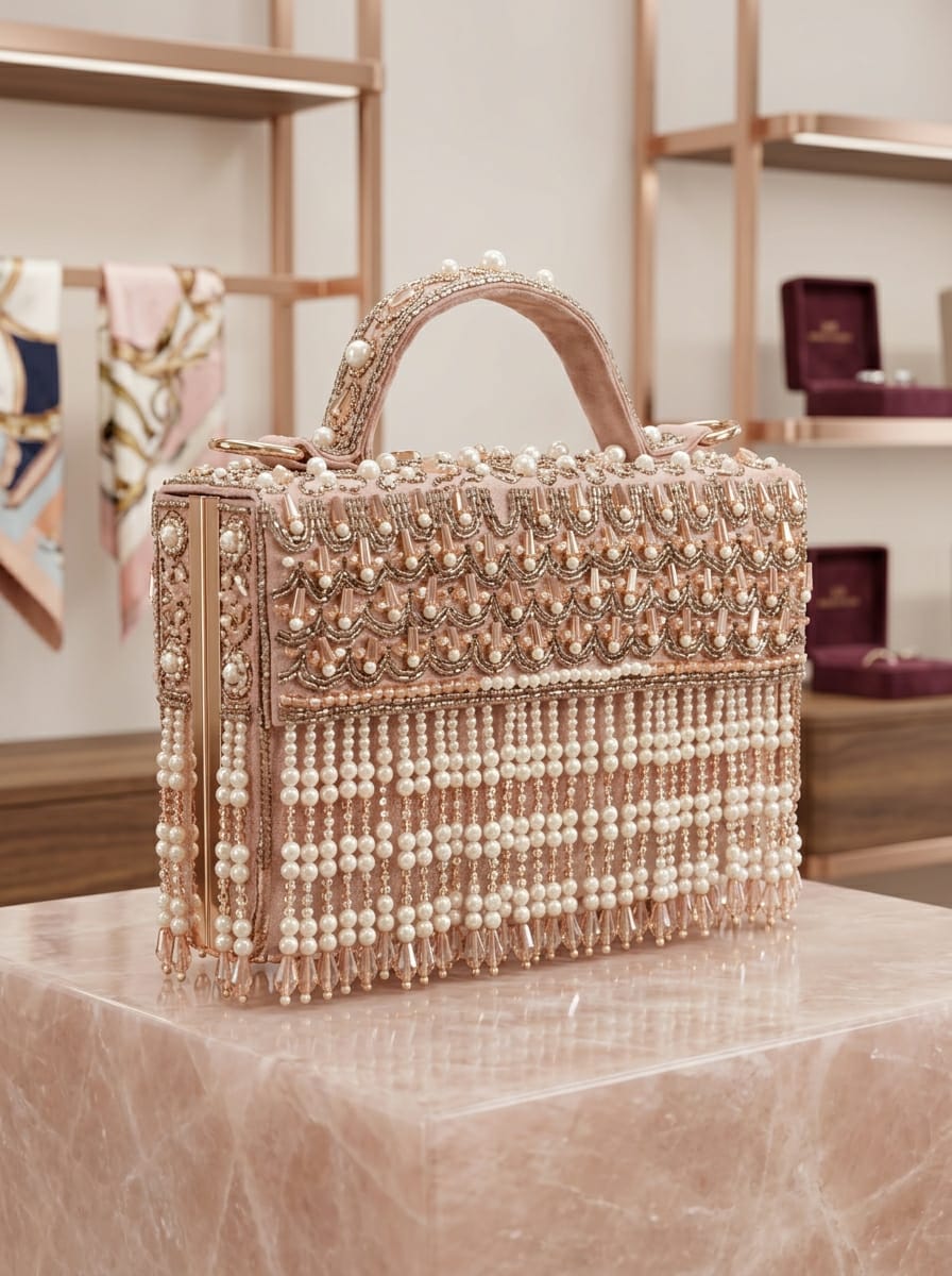 Ophelia Pearl Trunk Bag