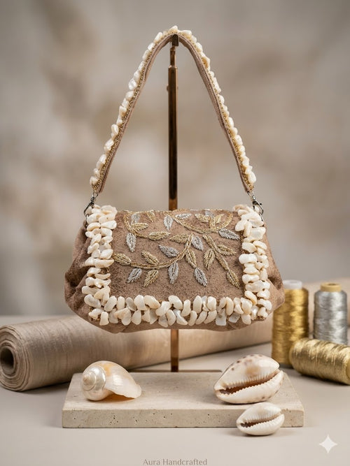 Coquille Embroidered Bag