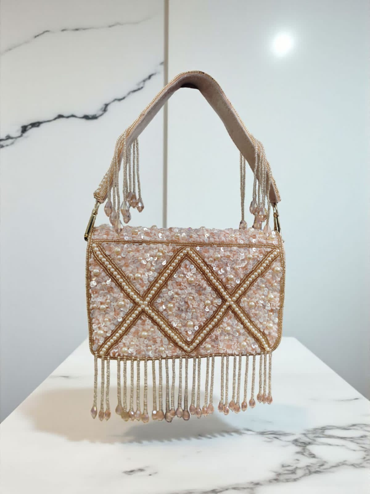 Aurora Fringe Clutch