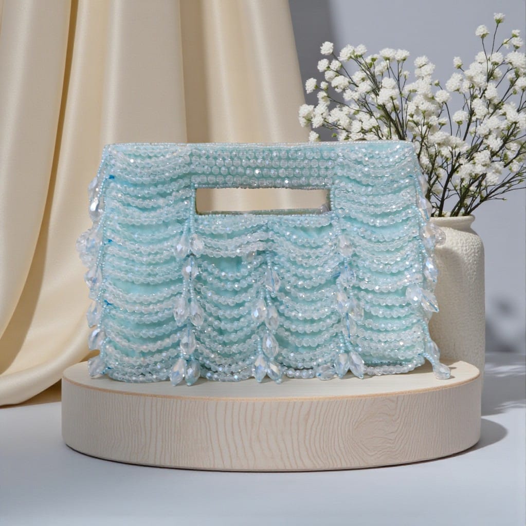 Pearls Cascade Clutch