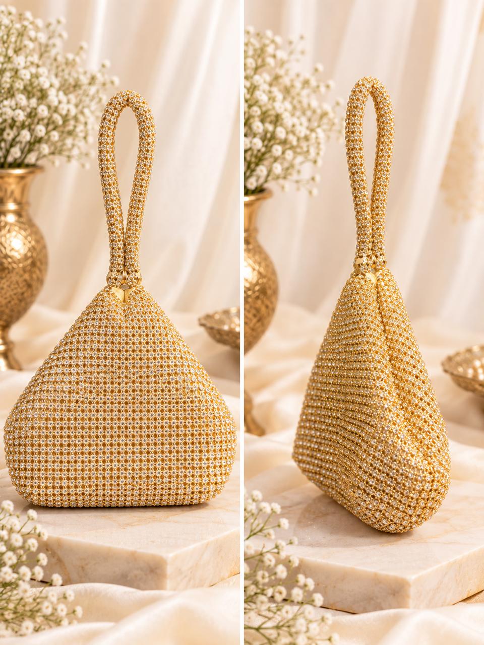 Crystal Teardrop Bag