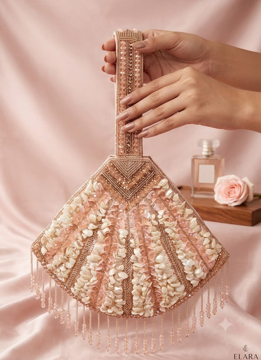 The Beaded Fringe Fan Bag