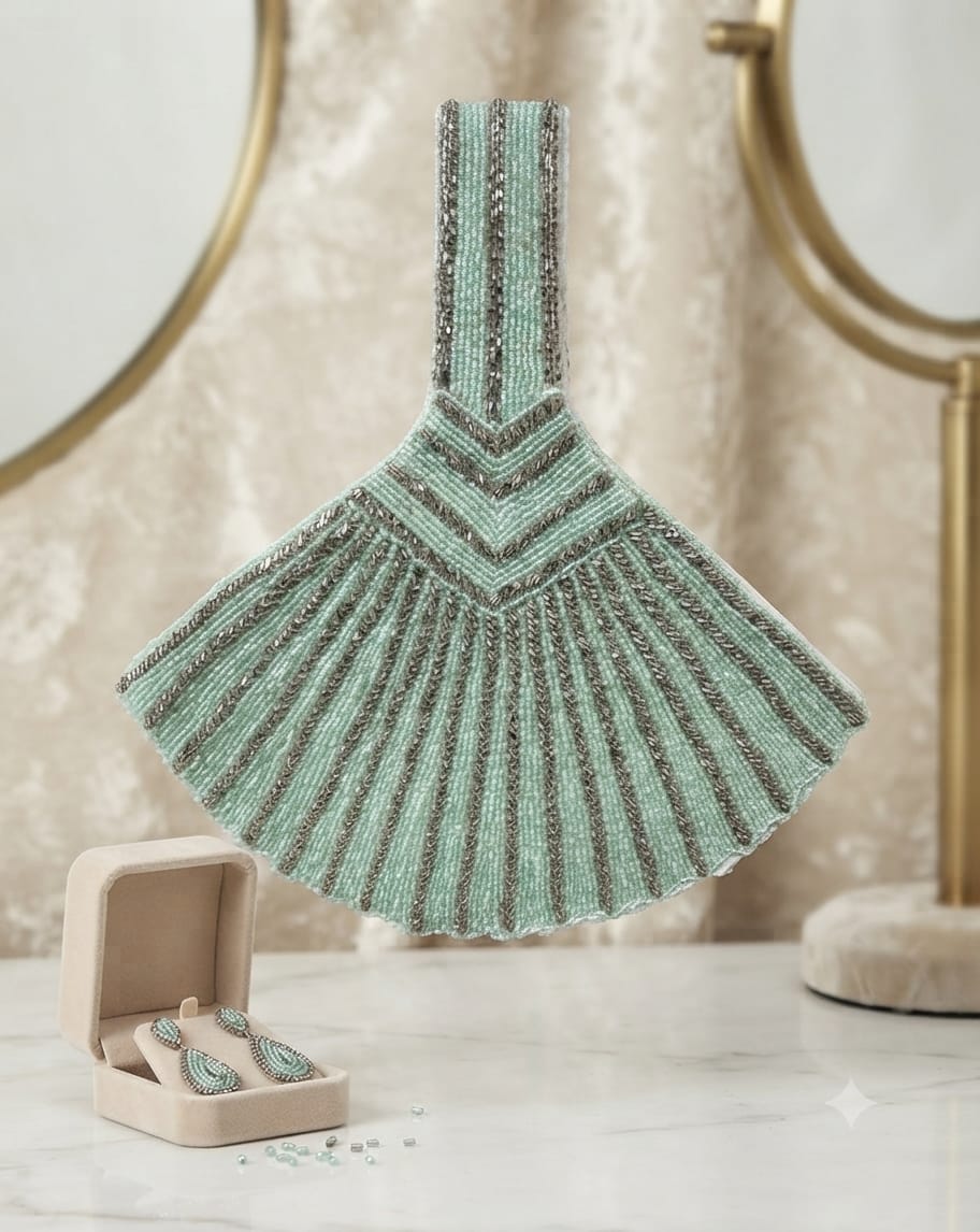 The Beaded Fan Bag