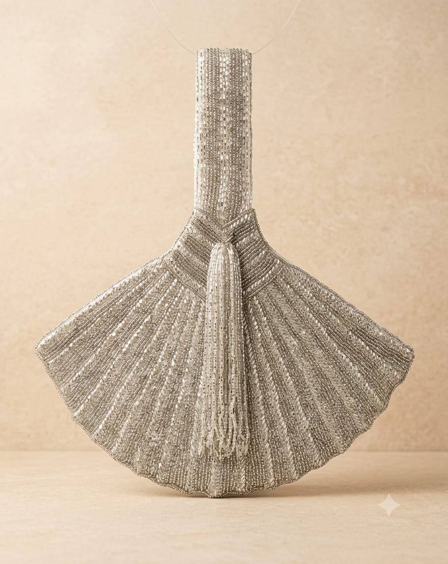 The Beaded Fan Bag