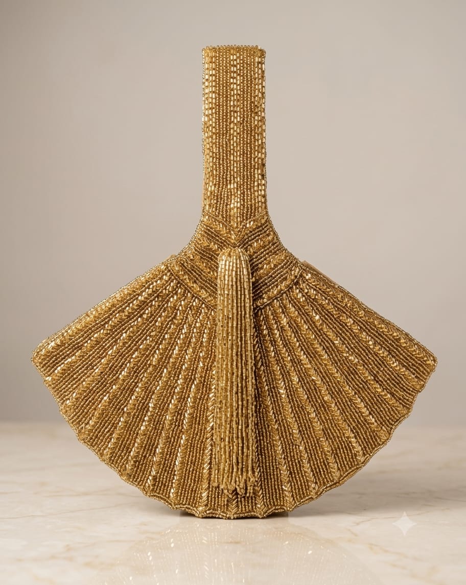 The Beaded Fan Bag