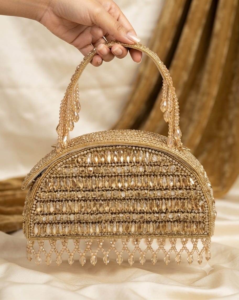 Aurelia Luxe Beaded Dome Bag