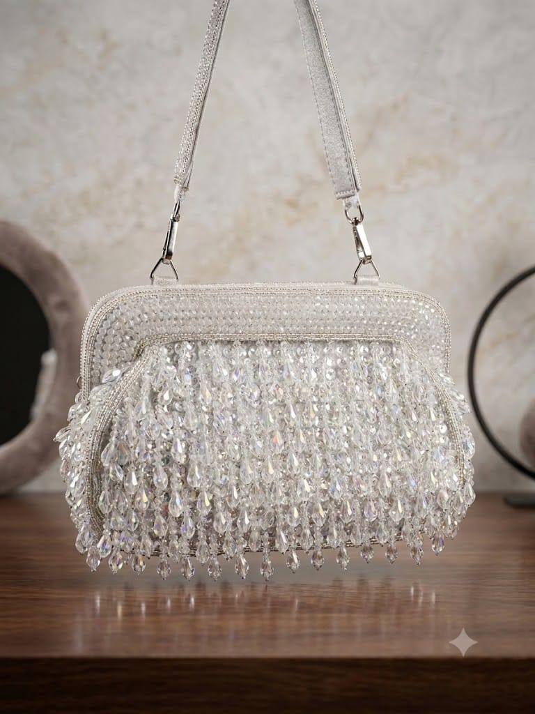 Aurelia Beaded Fringe Bag