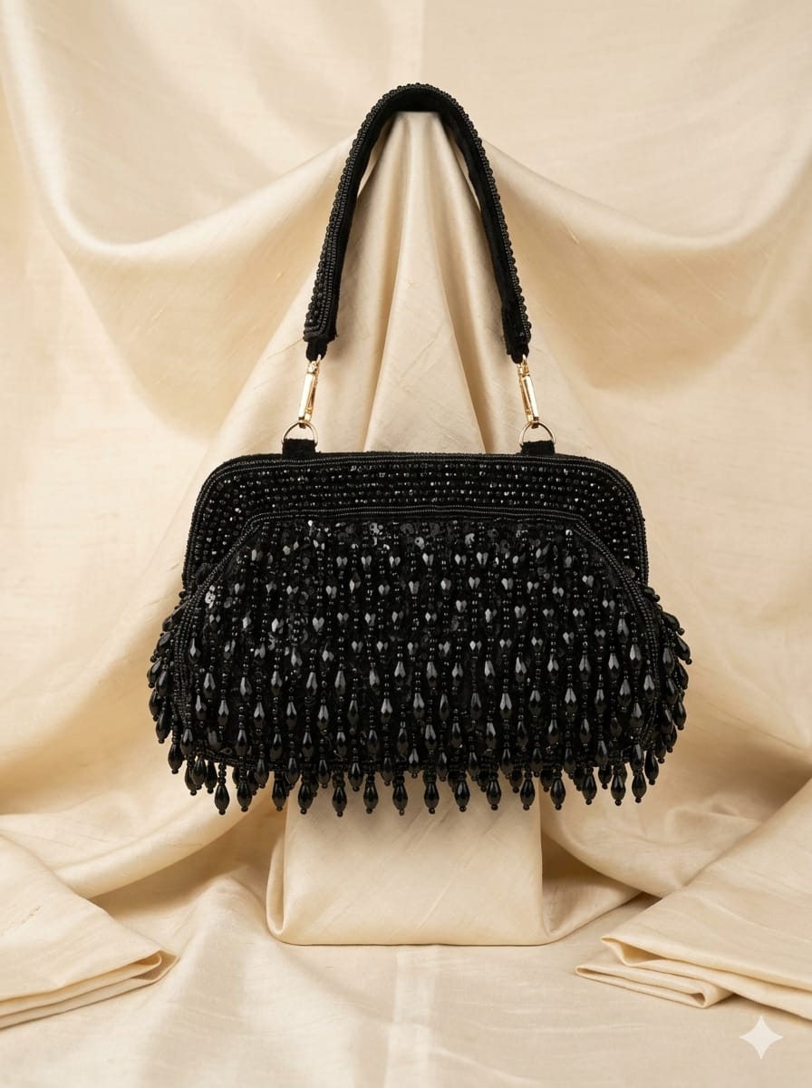 Aurelia Beaded Fringe Bag