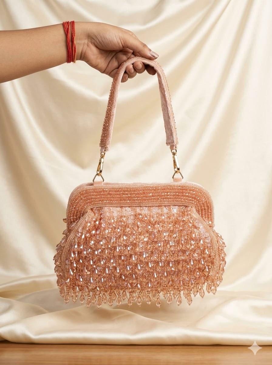 Aurelia Beaded Fringe Bag