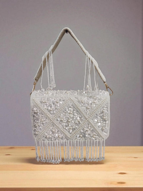Aurora Fringe Clutch