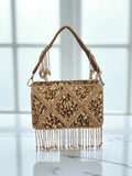 Aurora Fringe Clutch