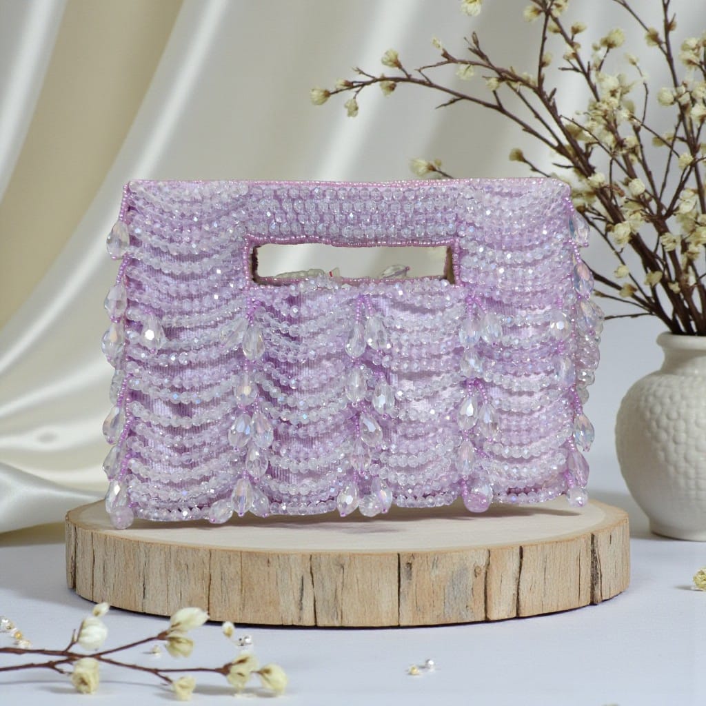 Pearls Cascade Clutch