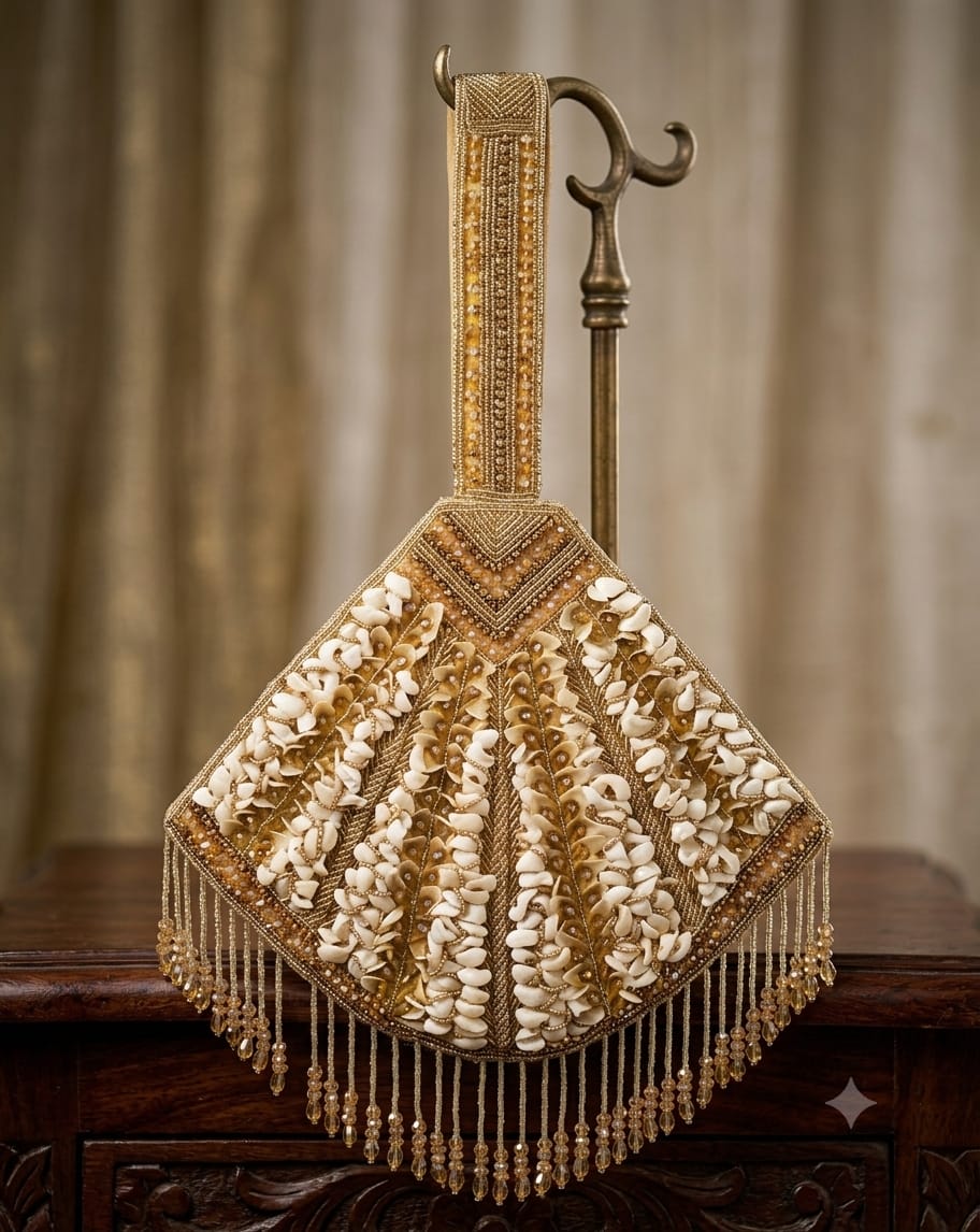 The Beaded Fringe Fan Bag