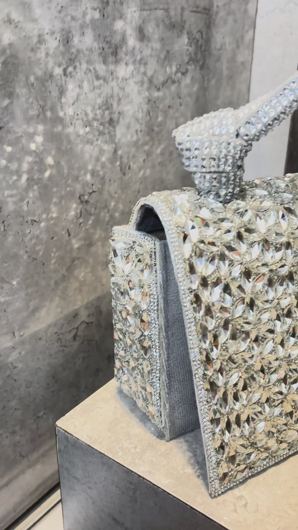 The Duchess Crystal Top Handle Bag
