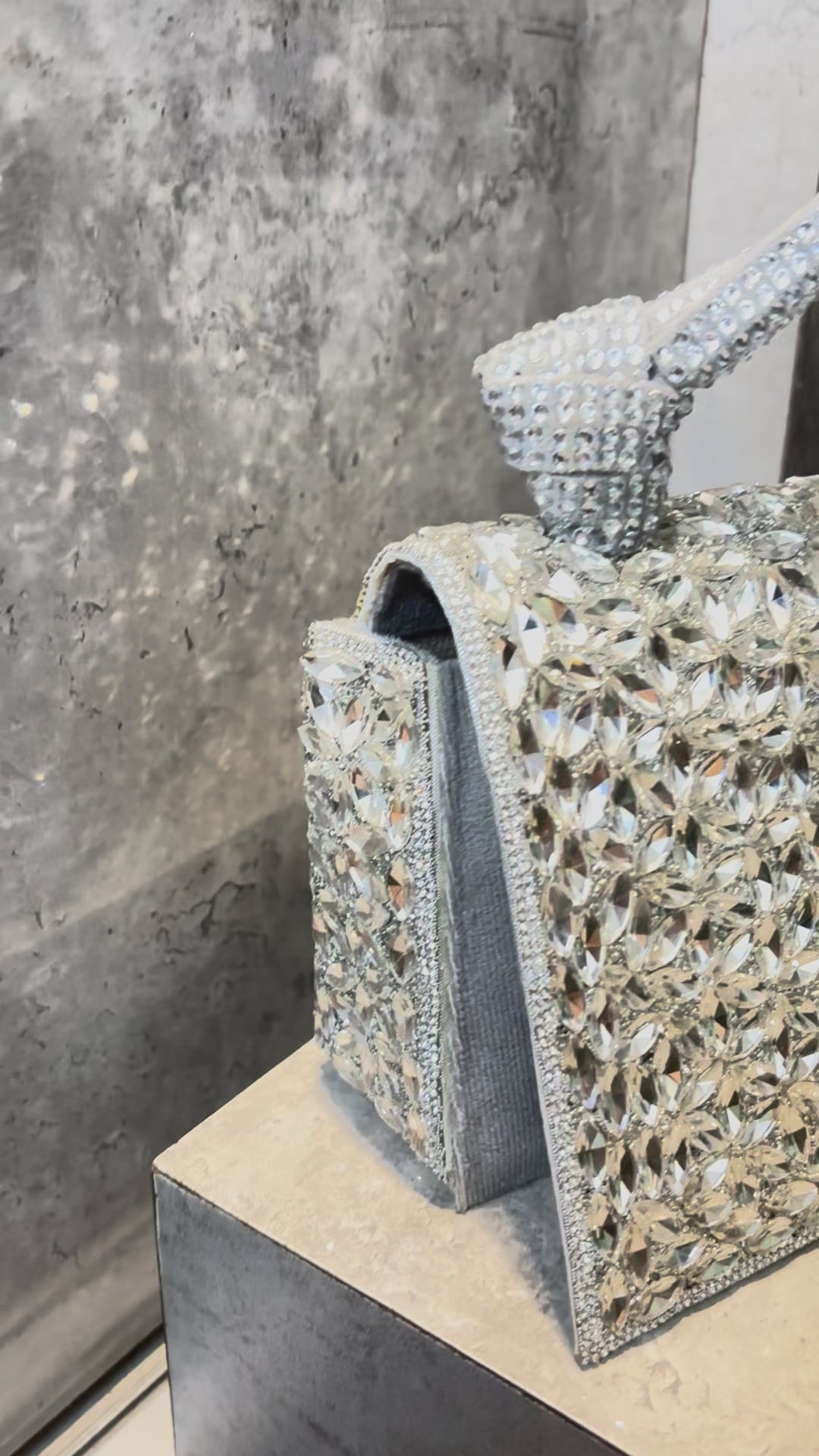 The Duchess Crystal Top Handle Bag