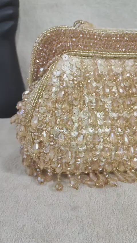 Aurelia Beaded Fringe Bag