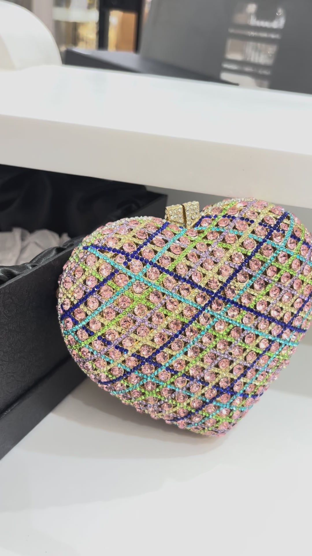 Sweetheart Crystal Clutch